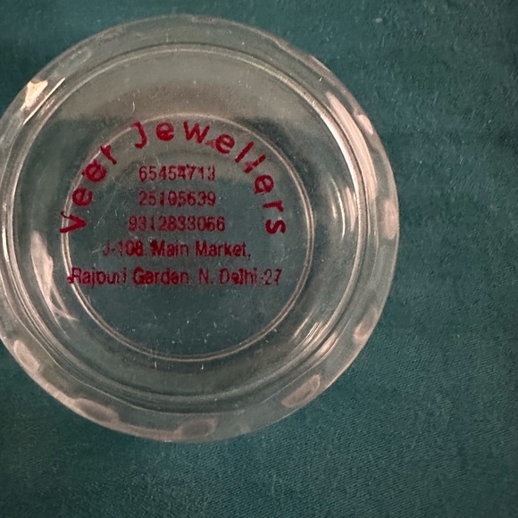 earrings multi-color crystals. Comes with case. Never worn. - Picture 3 of 3